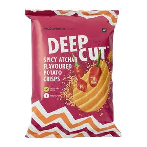 Deep Cut Spicy Atchar Potato Crisps 120 g