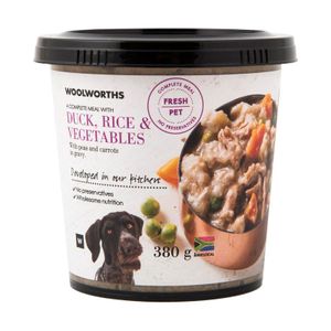 Fresh Pet Duck, Rice and Vegetables Dog Food 380 g