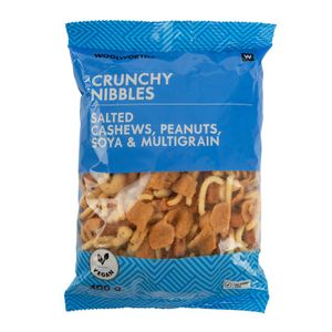 Salted Cashews, Peanuts, Soya and Multigrain Crunchy Nibbles 400 g