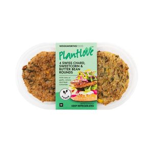 PlantLove? Swiss Chard, Sweetcorn & Butter Bean Rounds 4 pk