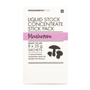 Mushroom Liquid Stock Concentrate Stick Pack 8 x 25 g