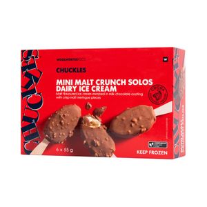 CHUCKLES? Mini Malt Crunch Solos 6 x 55 g