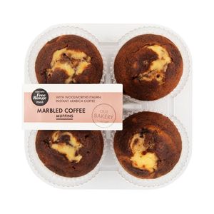 Marbled Coffee Muffins 4 pk