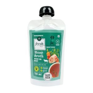 Fresh Pet Rich in Beef Bone Broth For Adult Dogs 110 ml