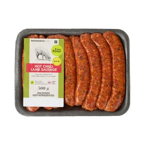 Hot Chilli Free Range Lamb Sausage 500 g