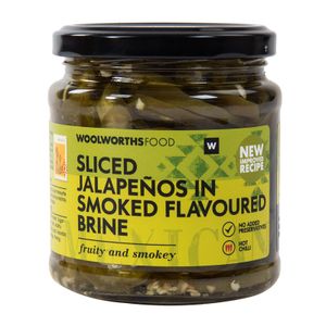 Sliced Jalape?os in Smoke Flavoured Brine 250 g