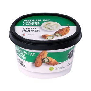 Chilli Popper Medium Fat Cream Cheese 175 g