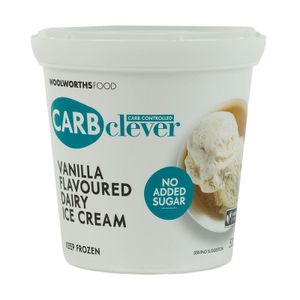 Carb Clever Vanilla Flavoured Dairy Ice Cream 500 ml