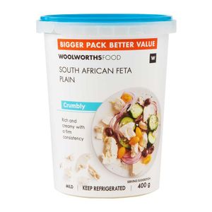 Plain South African Feta Cheese 400 g