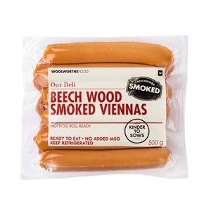 Beech Wood Smoked Viennas 500 g