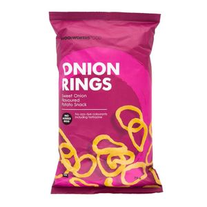 Sweet Onion Flavoured Ringed Potato Snack 75 g