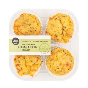 Cheese & Herb Muffins 4 pk