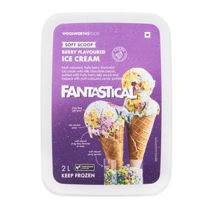 FANTASTICAL? Soft Scoop Berry Flavoured Ice Cream 2 L
