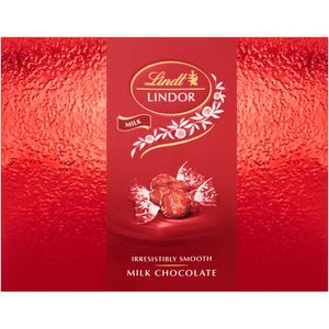 Lindt Lindor Milk Chocolate Truffles in Red Box 250 g