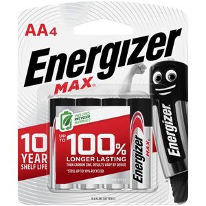 Energizer Max AA Batteries 4 pk