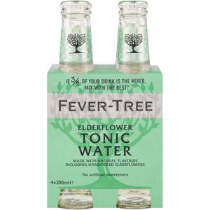Fever-Tree Elderflower Tonic Water 4 x 200 ml