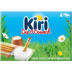 Kiri? Dip & Crunch Cheese with Breadsticks 4 Tubs