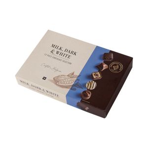 Milk, Dark and White Chocolate Selection 12 pcs