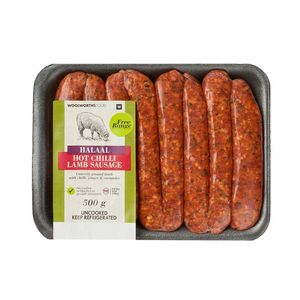 Halaal Hot Chilli Free Range Lamb Sausage 500 g
