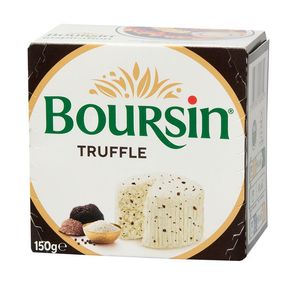 Boursin Truffle Full Fat Cream Cheese with Truffle Salt 150 g