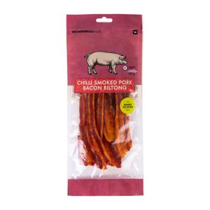 Chilli Smoked Pork Bacon Biltong 100 g