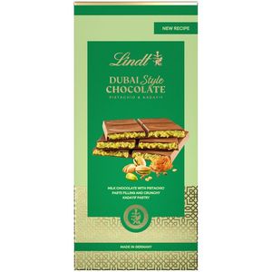 Lindt Dubai Style Milk Chocolate Slab 145 g