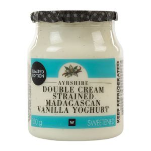 Double Cream Ayrshire Strained Madagascan Vanilla Yoghurt 150 g