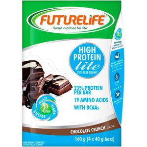 Futurelife High Protein Lite Chocolate Crunch Bars 4 x 40 g