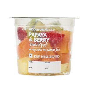 Papaya & Berry Fruit Salad Snackpot 180 g