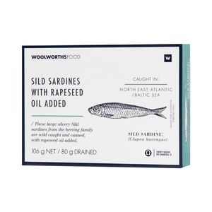 Sild Sardines with Rapeseed Oil Added 106 g