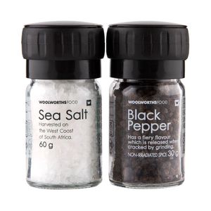 Black Pepper and Sea Salt Set