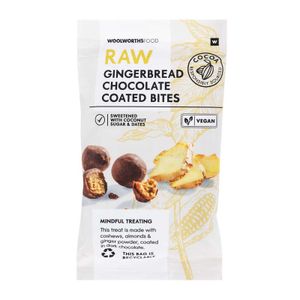 Raw Gingerbread Chocolate Coated Bites 40 g