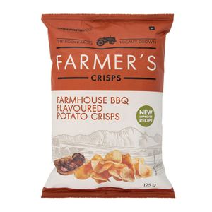 Farmer's Crisps Farmhouse BBQ Potato Crisps 125 g