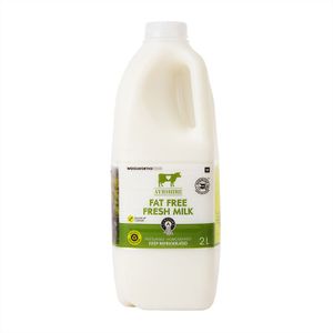 Fresh Fat Free Ayrshire Milk 2 L