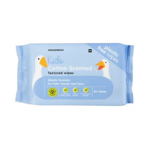 Kids? Cotton Scented Textured Wipes 60 pk