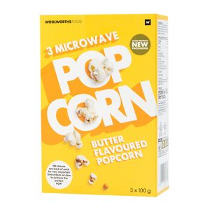 Butter Flavoured Microwave Popcorn 100 g