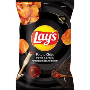 Lay's Sweet and Smokey American BBQ Potato Chips 120 g
