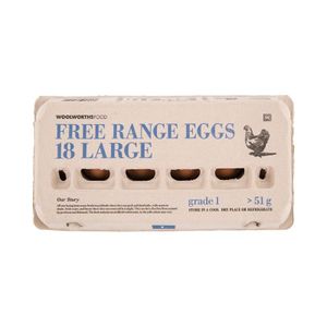 Free Range Large Eggs 18 pk