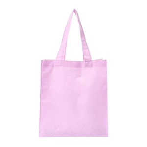 Plain Lilac Fabric Shopper Bag