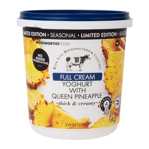 Full Cream Ayrshire Yoghurt with Queen Pineapple 1 kg