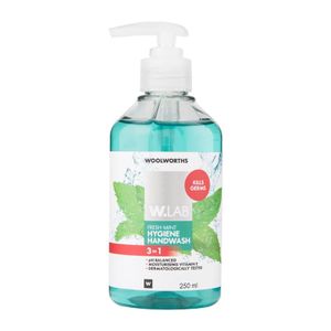 W.Lab 3 in 1 Fresh Mint Hygiene Handwash 250 ml