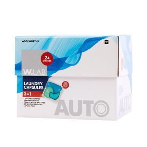 W.Lab 3 in 1 Auto Laundry Capsules 24 pk
