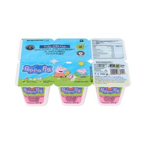 Peppa Pig? Full Cream Ayrshire Strawberry Yoghurt 6 x 100 g