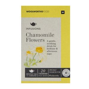 Chamomile Flowers Infusions Tea Bags 20 pk