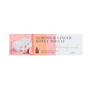 Artisanally Made Almond Ginger Honey Nougat 100 g
