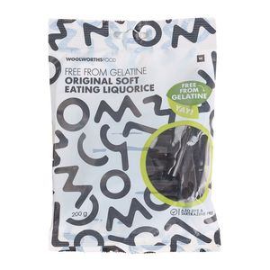Gelatine Free Original Soft Eating Liquorice 200 g