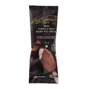 Single Extremely Creamy Mini Vanilla Solos Dairy Ice Cream 50 g