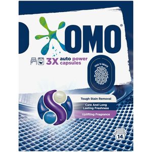 Omo Auto Power Laundry Capsules 14 pk
