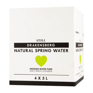 Still Natural Spring Water 4 x 5 L
