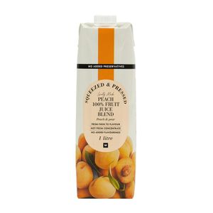 Squeezed and Pressed Peach 100 % Fruit Juice Blend 1 L